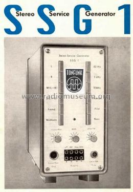 Stereo-Service-Generator SSG1; Tonfunk; Ermsleben/ (ID = 1019122) Equipment