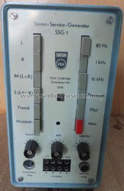 Stereo-Service-Generator SSG1; Tonfunk; Ermsleben/ (ID = 2219936) Equipment