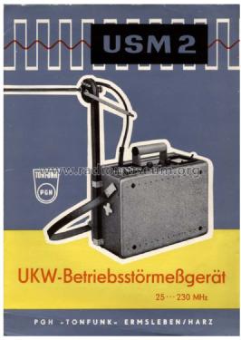 UKW-Betriebsstörmessgerät USM2; Tonfunk; Ermsleben/ (ID = 1022397) Equipment