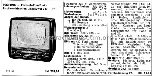 Bildjuwel 717R; Tonfunk GmbH; (ID = 2921981) TV Radio
