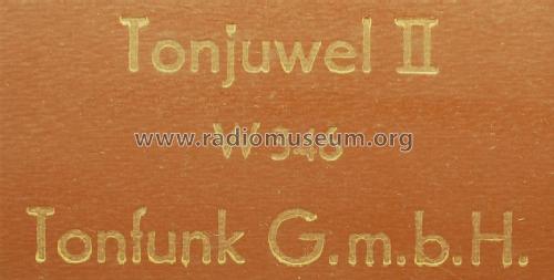Tonjuwel W346; Tonfunk GmbH; (ID = 1738876) Radio