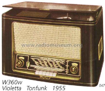 Violetta W360w; Tonfunk GmbH; (ID = 2539) Radio