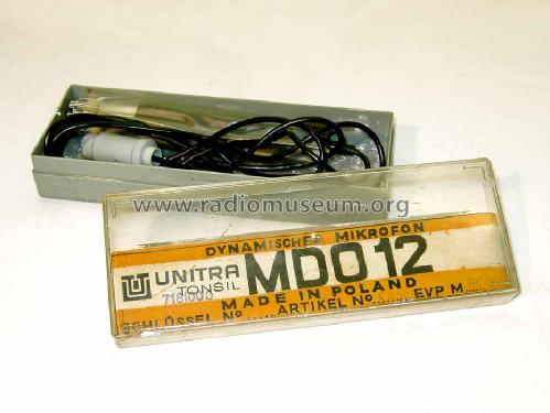 MDO-12; Tonsil UNITRA, (ID = 533940) Microphone/PU