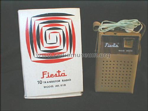 Fiesta Solid State 10 Transistor AK-910; Topp Import & Export (ID = 2583193) Radio