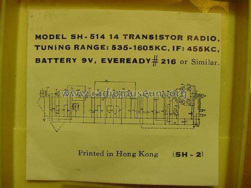 Juliette 14 Transistor SH-514; Topp Import & Export (ID = 2386173) Radio