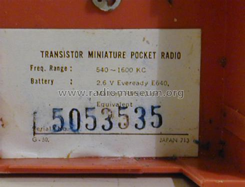 Juliette 9 Transistor Miniature Pocket Radio TR-91M ; Topp Import & Export (ID = 1752781) Radio