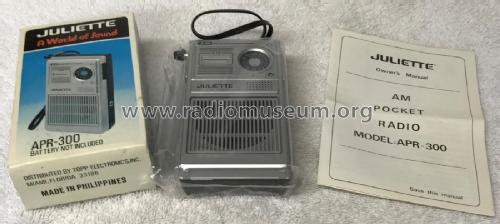 Juliette AM Receiver APR-300; Topp Import & Export (ID = 2327263) Radio