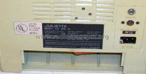 Juliette FM/AM/8 Track Tape Player 8PR-85; Topp Import & Export (ID = 2872511) Radio