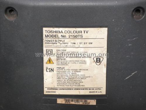 2150TS; Toshiba Corporation; (ID = 1618424) Fernseh-E