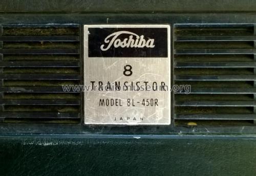 2 Band Superheterodyne 8L-450R; Toshiba Corporation; (ID = 1882294) Radio