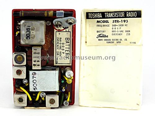 5TR-193; Toshiba Corporation; (ID = 2222306) Radio