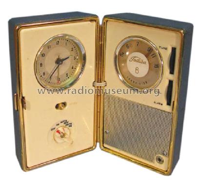 Travel Clock 6 Transistor 6TC485; Toshiba Corporation; (ID = 800523) Radio