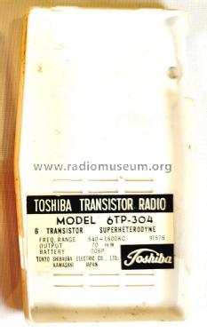 6TP-304; Toshiba Corporation; (ID = 2894504) Radio