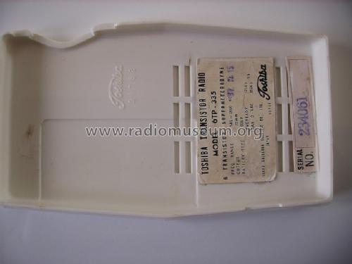 6TP-335 ; Toshiba Corporation; (ID = 1636887) Radio