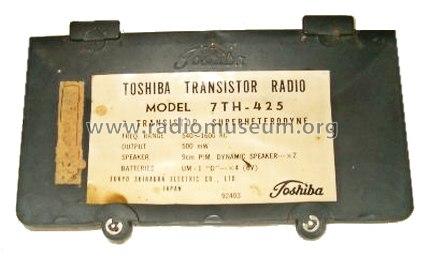 Wall Radio 7TH-425, 7TH-425Y; Toshiba Corporation; (ID = 330665) Radio