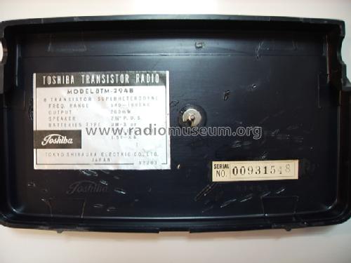 8TM-294B; Toshiba Corporation; (ID = 1388402) Radio