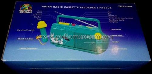 AM/FM Radio Cassette Recorder LT-400 BUG; Toshiba Corporation; (ID = 2109385) Radio