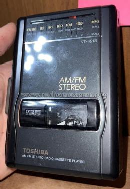 AM/FM Stereo Radio Cassette Player KT-4218; Toshiba Corporation; (ID = 2978638) Radio