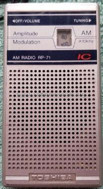 AM Radio RP-71 IC; Toshiba Corporation; (ID = 2366464) Radio