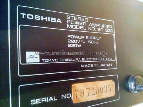 Ampli-A SC-330; Toshiba Corporation; (ID = 2641162) Ampl/Mixer