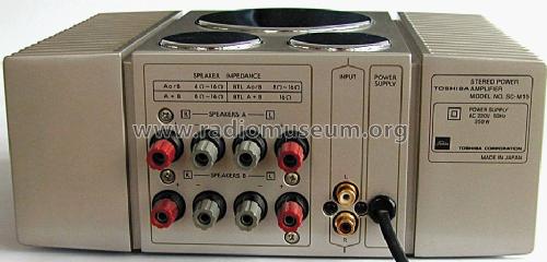 Aurex Stereo Power Amplifier SC-M15; Toshiba Corporation; (ID = 1598718) Ampl/Mixer