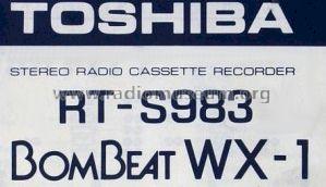 BomBeat WX-1 RT-S983; Toshiba Corporation; (ID = 648200) Radio