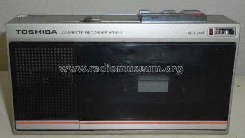 Cassette Recorder KT-P22; Toshiba Corporation; (ID = 2238377) Reg-Riprod