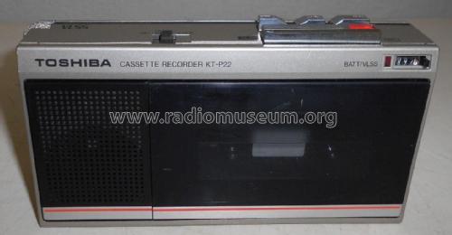 Cassette Recorder KT-P22; Toshiba Corporation; (ID = 2238378) R-Player