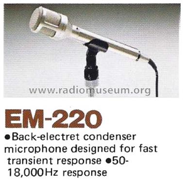 EM-220; Toshiba Corporation; (ID = 1856677) Microphone/PU