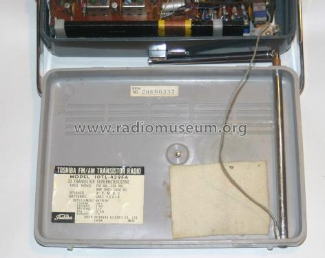 FM/AM 2Band Transistor 10 10TL-429FA; Toshiba Corporation; (ID = 1685016) Radio