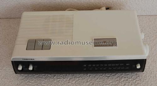 FM/AM Electronic Clock Radio CR-1000; Toshiba Corporation; (ID = 1355682) Radio