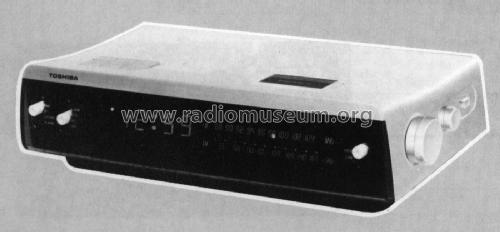 FM/AM Electronic Clock Radio CR-1000; Toshiba Corporation; (ID = 1808746) Radio