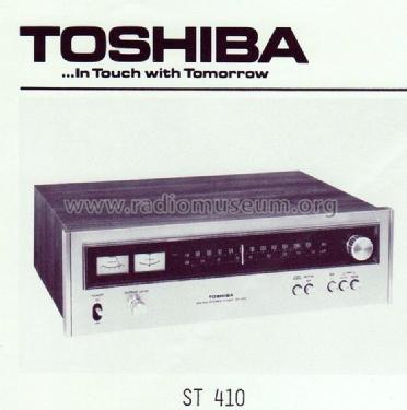 FM-AM-FM Stereo Tuner ST-410; Toshiba Corporation; (ID = 1531398) Radio