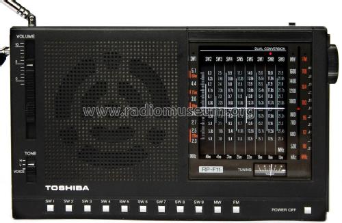 FM/MW/9-SW 11Band Receiver RP-F11; Toshiba Corporation; (ID = 1925536) Radio