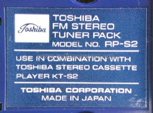 FM Stereo Tuner Pack RP-S2; Toshiba Corporation; (ID = 73136) Radio