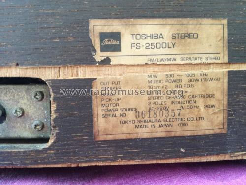 FS-2500LY; Toshiba Corporation; (ID = 2906330) Radio