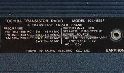 Global 19L-825F; Toshiba Corporation; (ID = 1623920) Radio