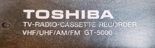 GT5000; Toshiba Corporation; (ID = 2598613) TV Radio