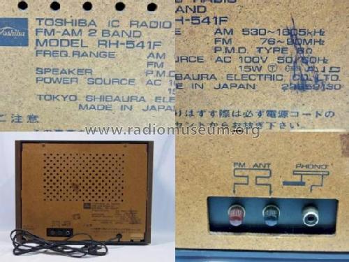 IC Radio RH-541F; Toshiba Corporation; (ID = 1250869) Radio