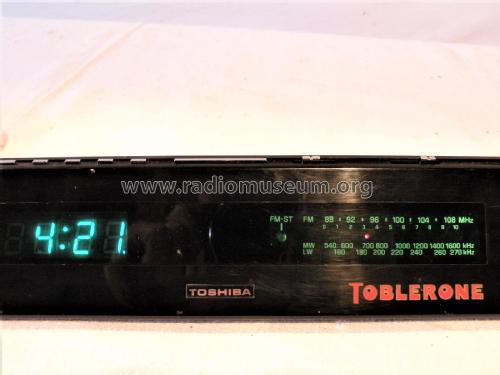 Stereo Electronic Clock Radio CR-3000; Toshiba Corporation; (ID = 2235769) Radio