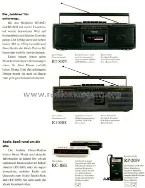 RC-1061; Toshiba Corporation; (ID = 1688194) Radio