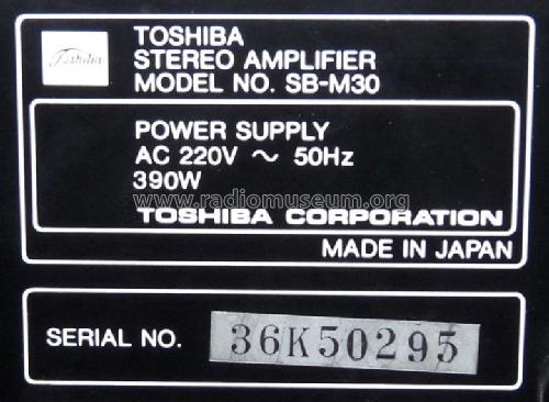 SB-M30; Toshiba Corporation; (ID = 630198) Ampl/Mixer