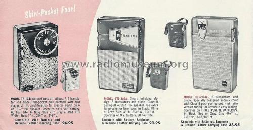 Six Transistor 6 TP-309 A; Toshiba Corporation; (ID = 2810116) Radio