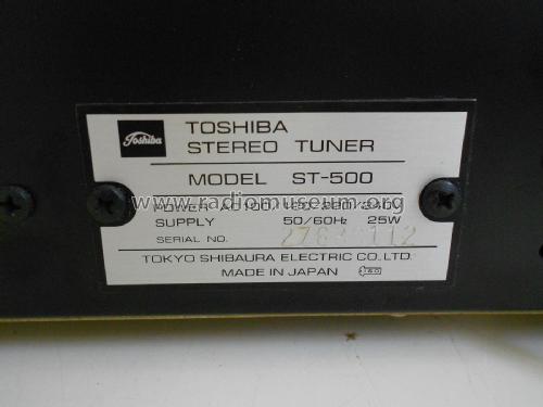 ST500; Toshiba Corporation; (ID = 2274387) Radio