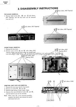 Stereo Amplifier SB-M55; Toshiba Corporation; (ID = 1939190) Ampl/Mixer