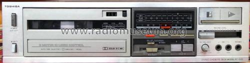 Stereo Cassette Deck PC-G33; Toshiba Corporation; (ID = 1807255) R-Player