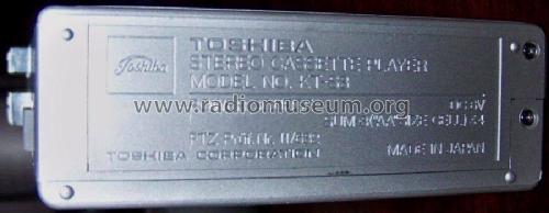 Stereo Cassette Player KT-S3; Toshiba Corporation; (ID = 2108217) Sonido-V