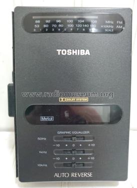 Stereo Radio Cassette Player KT-4049; Toshiba Corporation; (ID = 2978737) Radio