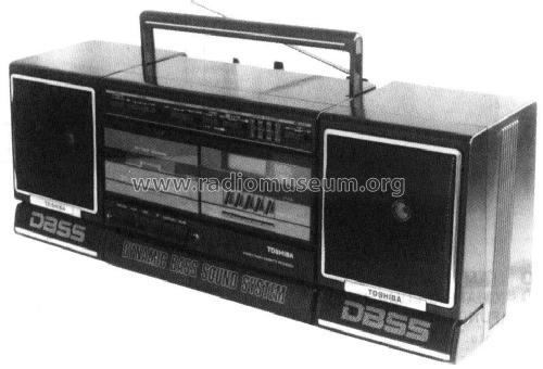 Stereo Radio Cassette Recorder RT-7057; Toshiba Corporation; (ID = 1818991) Radio