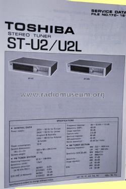 Stereo Tuner ST-U2; Toshiba Corporation; (ID = 1906438) Radio